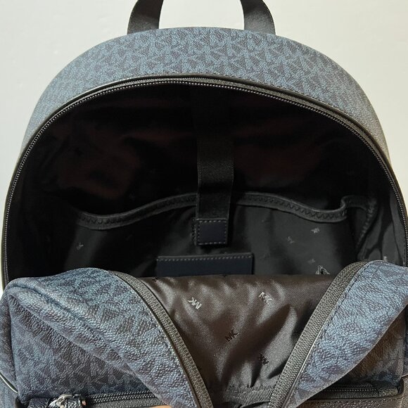 Michael Kors Greyson Large Backpack MK Admiral/Pale Blue - Picture 8 of 14